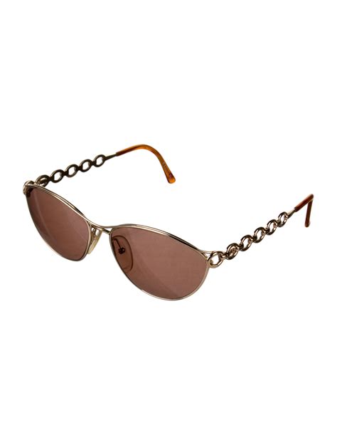 christian dior dior metallic sunglasses used